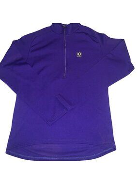 Vintage Pearl Izumi Technical Wear Cycling Pullover Large Purple Made USA